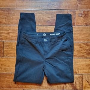 SO high rise black jeggings